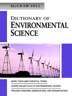 cover image of Dictionary of Environmental Science